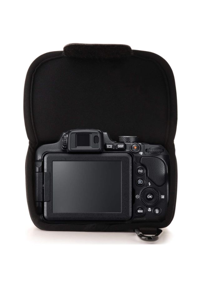 Protective Camera Case With Carabiner For Nikon Coolpix B700 Black