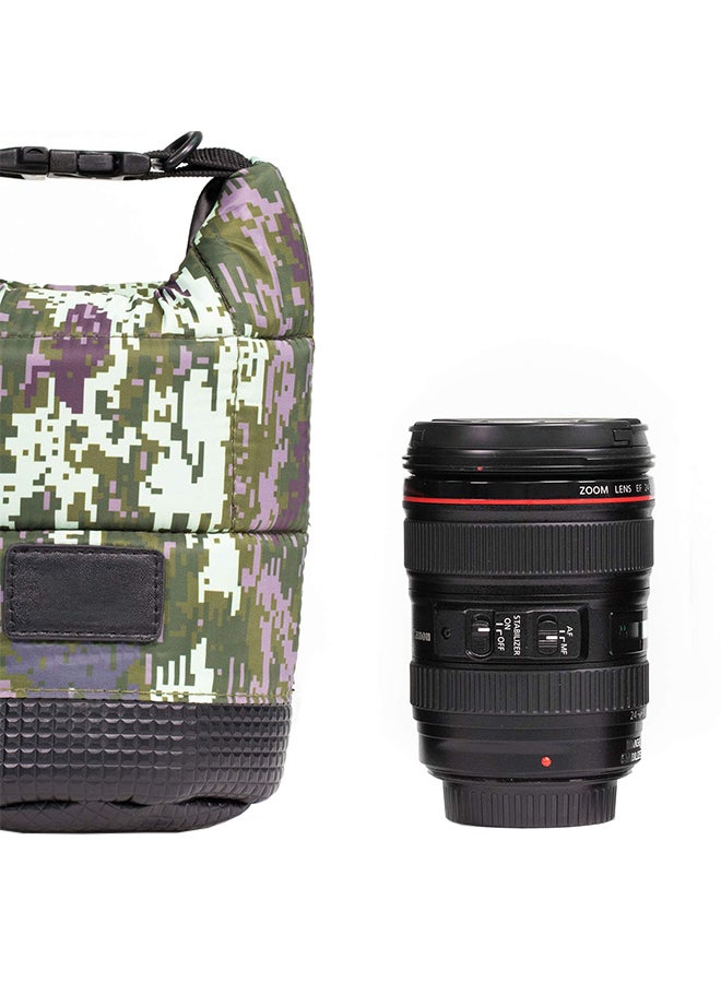 Camera Lens Pouch With Adjustable Handle Camouflage