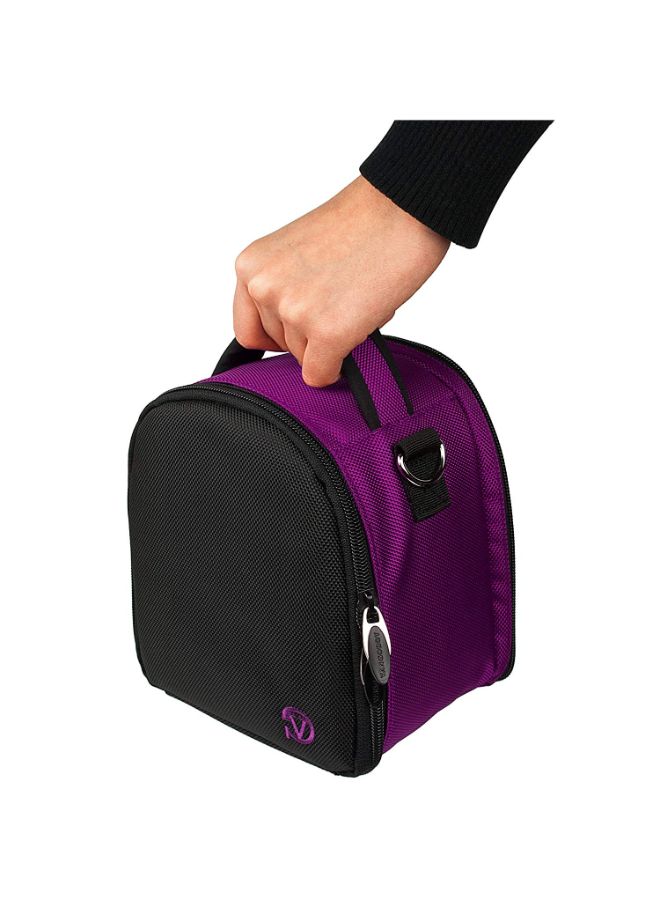 Laurel Carrying Case Bag For Nikon CoolPix Series Digital Camera Purple