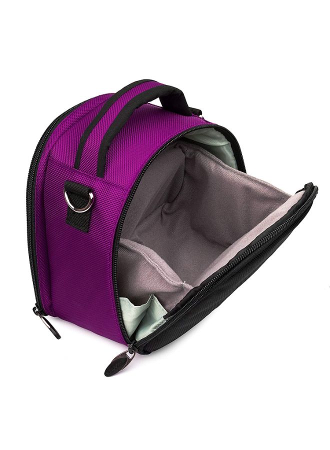 Laurel Carrying Case Bag For Nikon CoolPix Series Digital Camera Purple