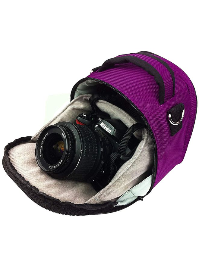 Laurel Carrying Case Bag For Nikon CoolPix Series Digital Camera Purple