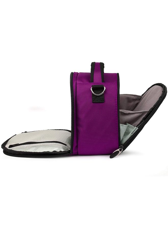 Laurel Carrying Case Bag For Nikon CoolPix Series Digital Camera Purple