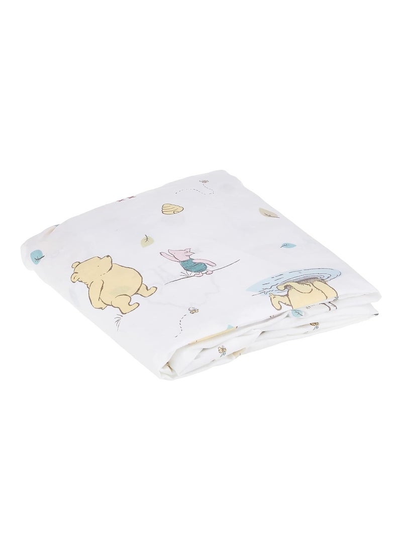 Winnie The Pooh Classic Pooh Cotton Fitted Crib Sheet