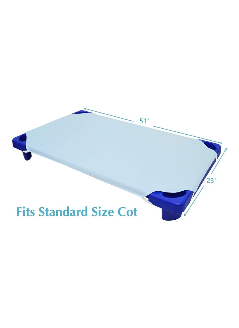 Standard Cot Sheet For Boys And Girls, Blue, 23