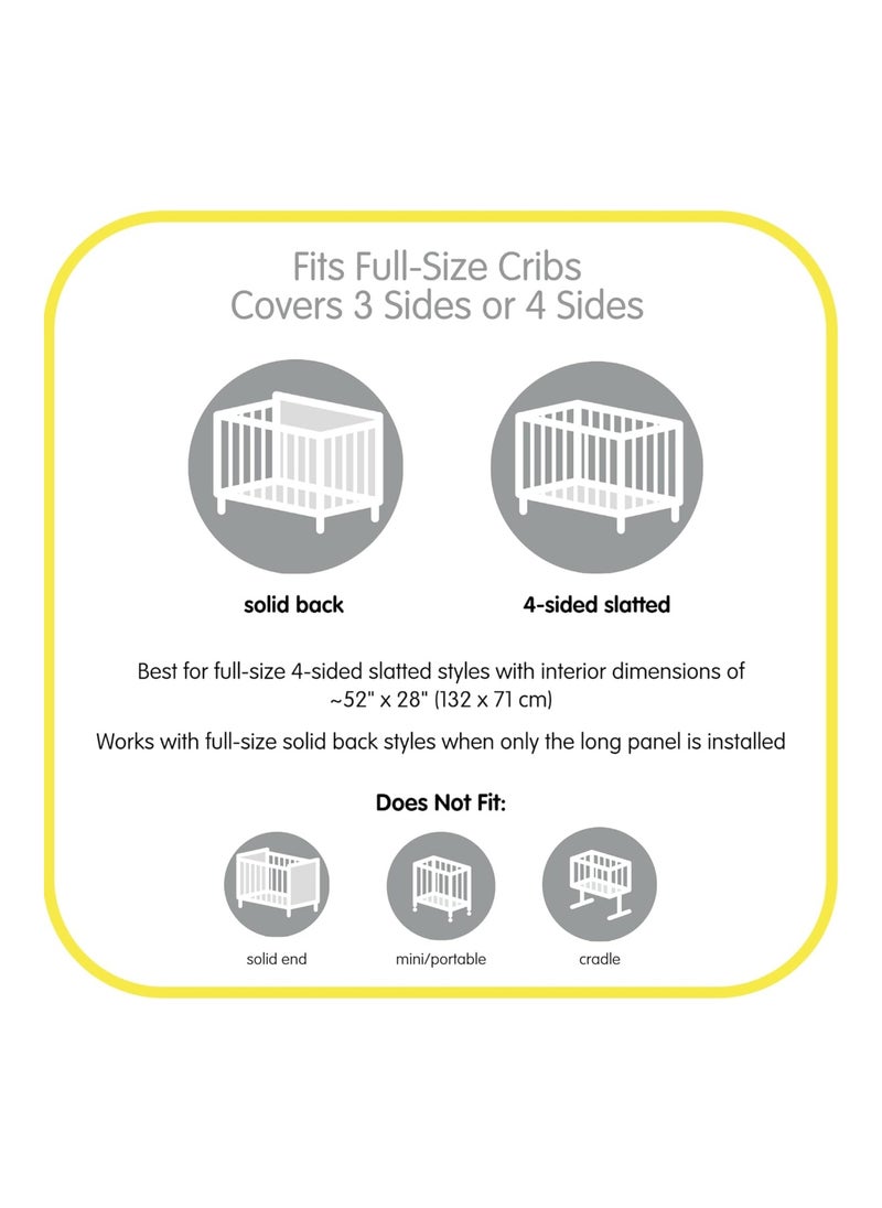 Mesh Liner For Cribs With 52