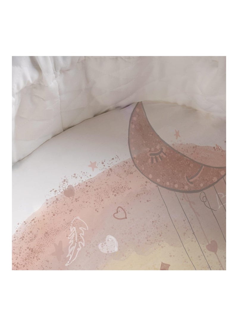 Cotton Fit Sheet For Oval, Rectangle And Hourglass Standard Sized Mattresses, 16 X 32 Inches