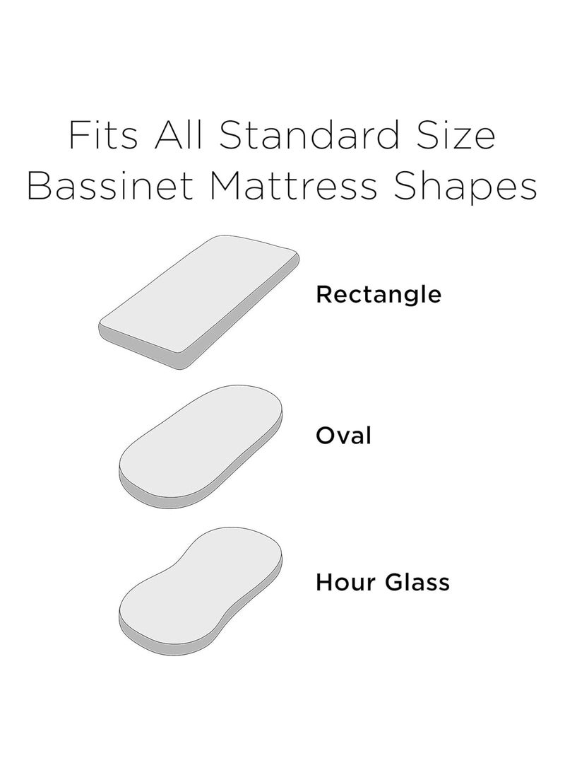 Cotton Fit Sheet For Oval, Rectangle And Hourglass Standard Sized Mattresses, 16 X 32 Inches