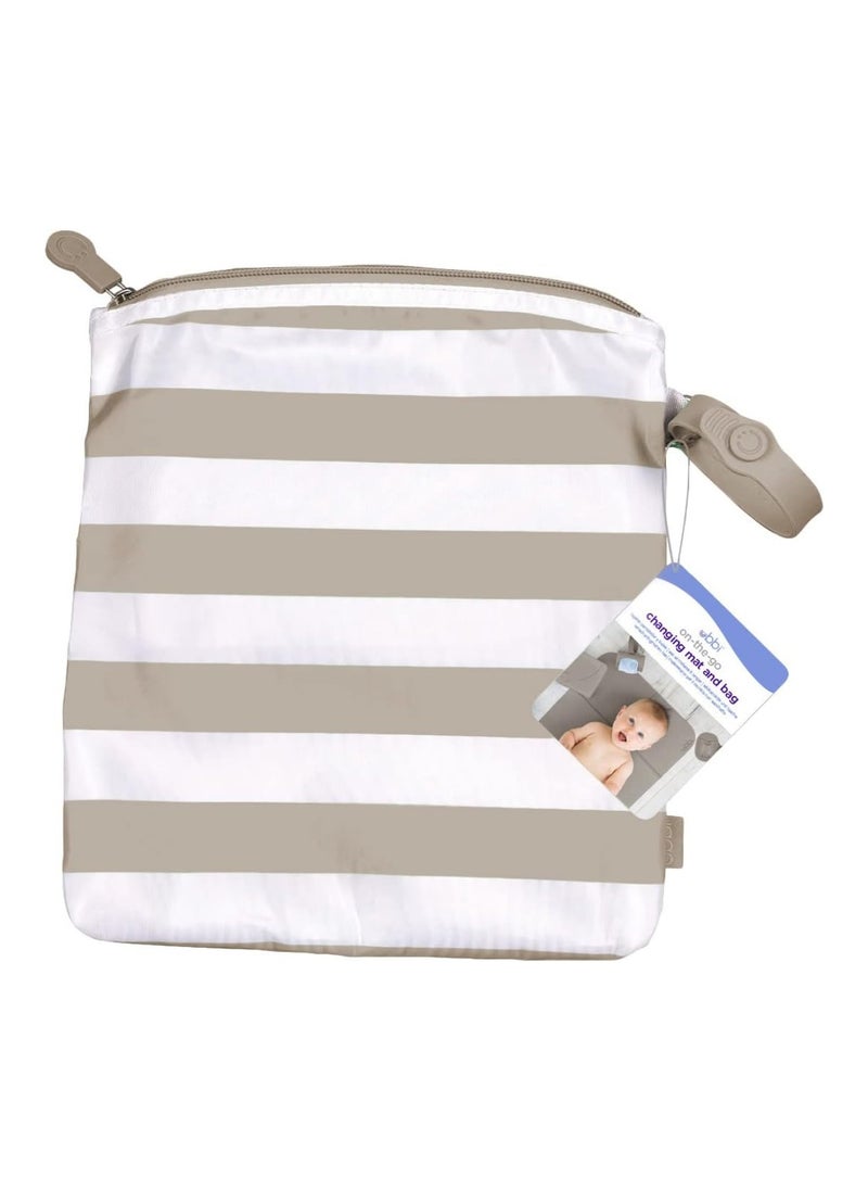 On-The-Go Folding Changing Baby Mat With Carrying Bag