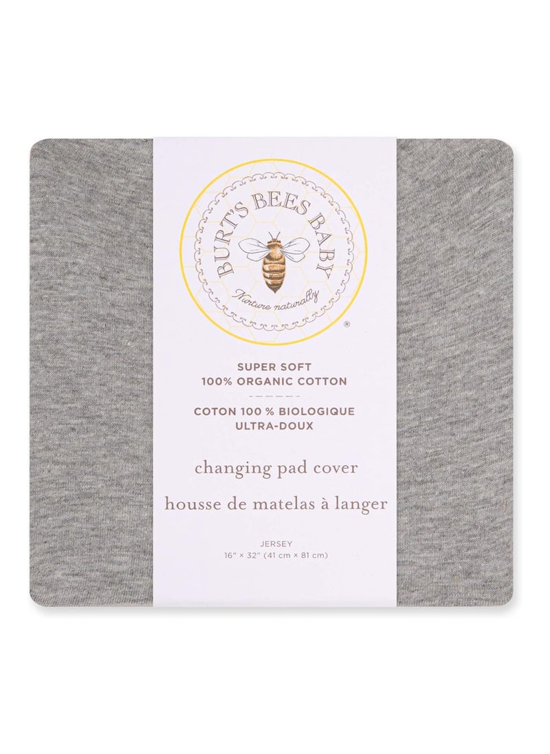 Changing Pad Cover, 100% Organic Cotton Changing Pad Liner For Standard 16