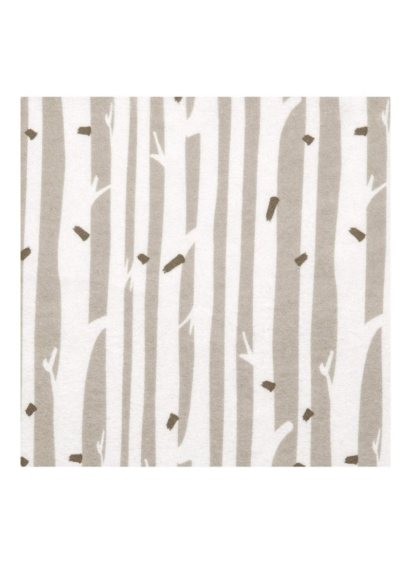 Pack Of 1 Deluxe flannel Changing Pad Cover, Birch, 16 X 32 X 6 Inches