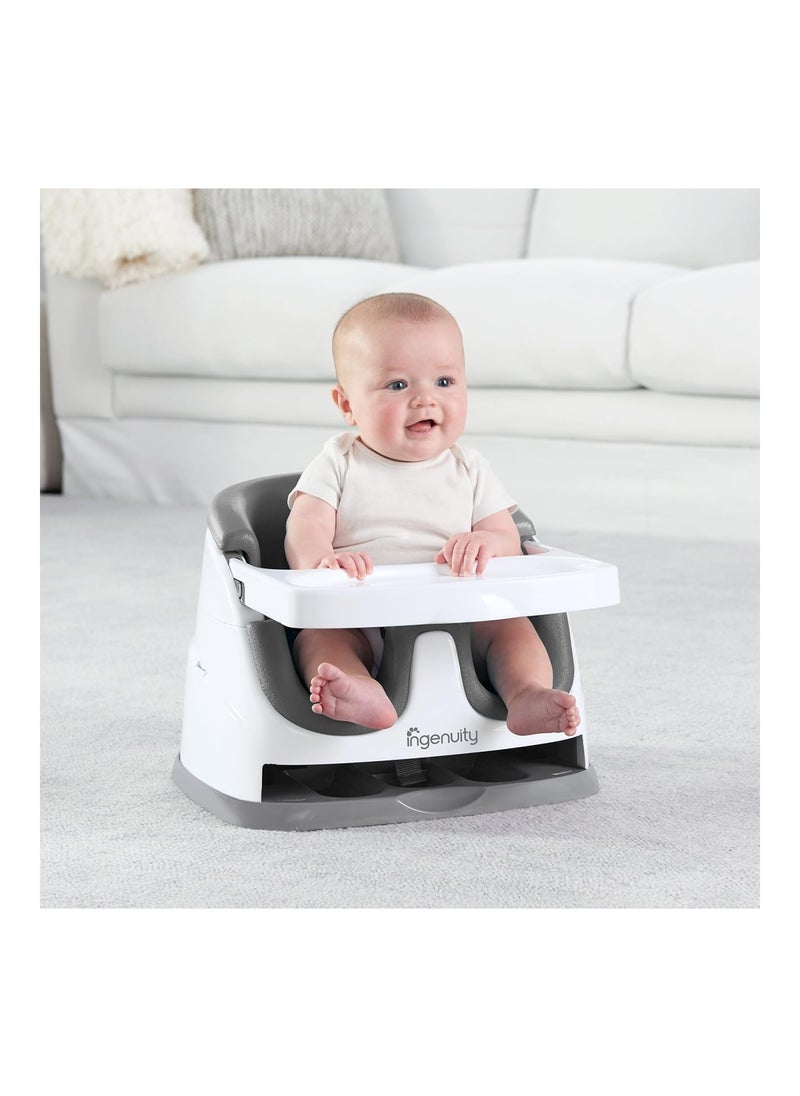 Baby Base 2 In 1 Seat Slate Booster Feeding Seat