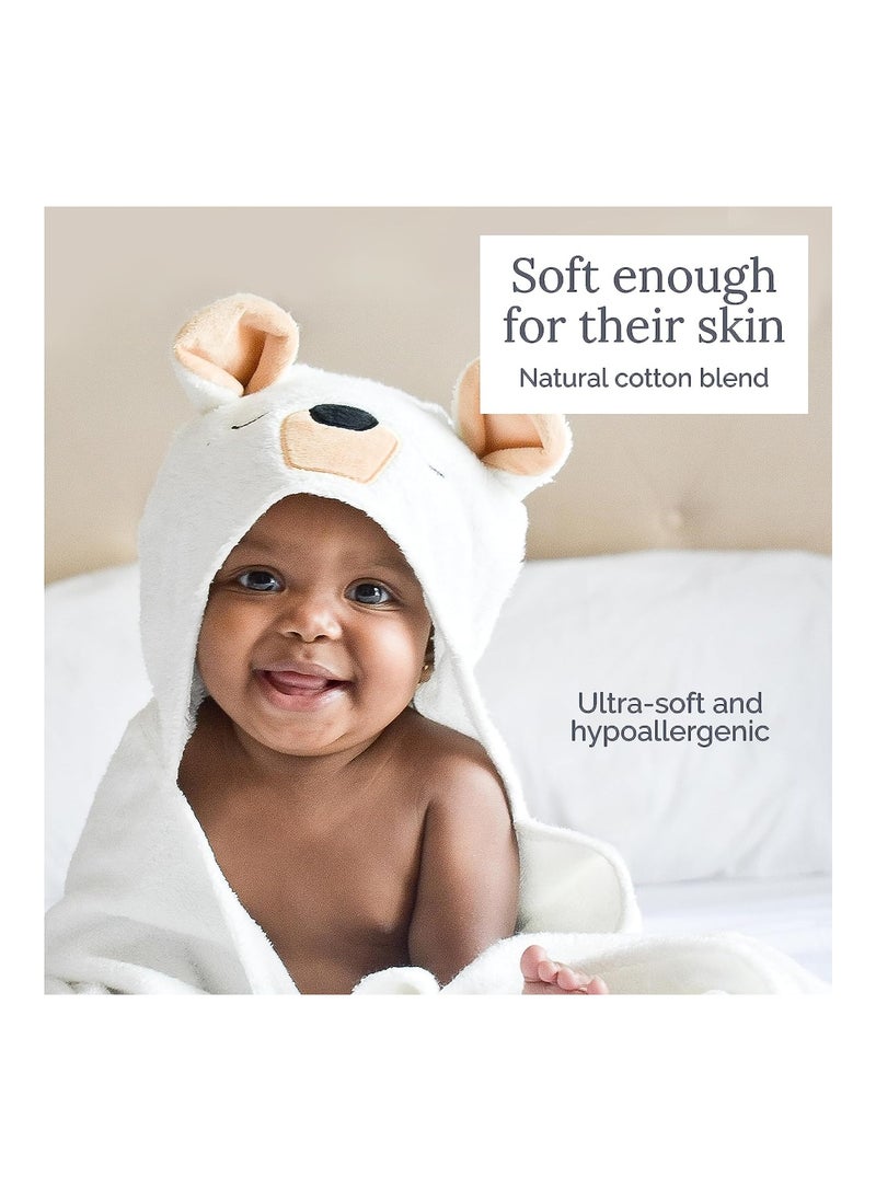 Extra Soft Hooded Towel Highly Absorbent And Hypoallergenic 40 X 30 Large Rayon From Bamboo