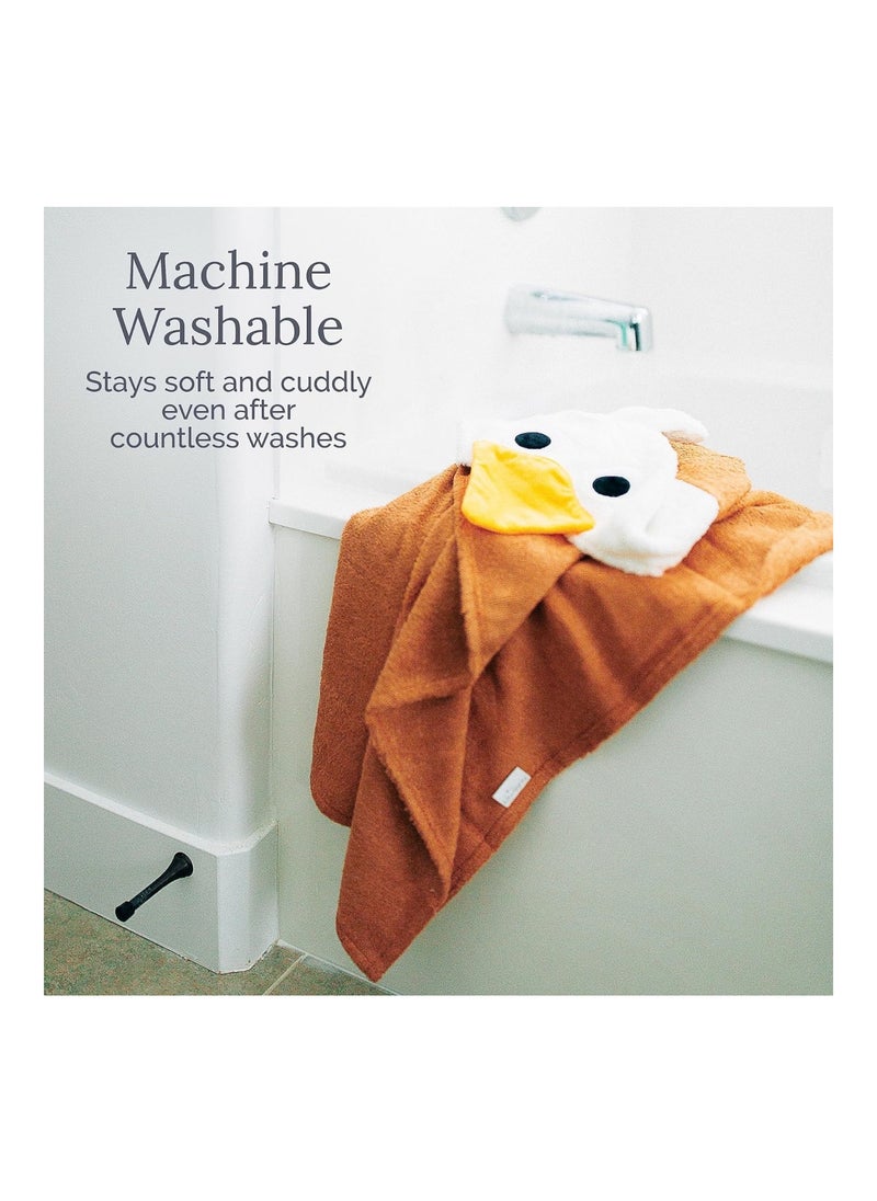 Extra Soft Hooded Towel Highly Absorbent And Hypoallergenic 40 X 30 Large Rayon From Bamboo