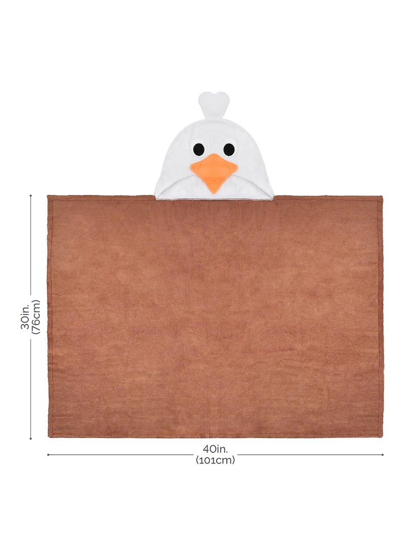 Extra Soft Hooded Towel Highly Absorbent And Hypoallergenic 40 X 30 Large Rayon From Bamboo