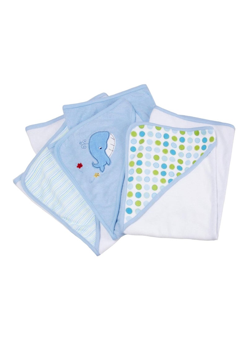 Pack Of 2 Hooded Towel Set For Newborn Boys And Girls