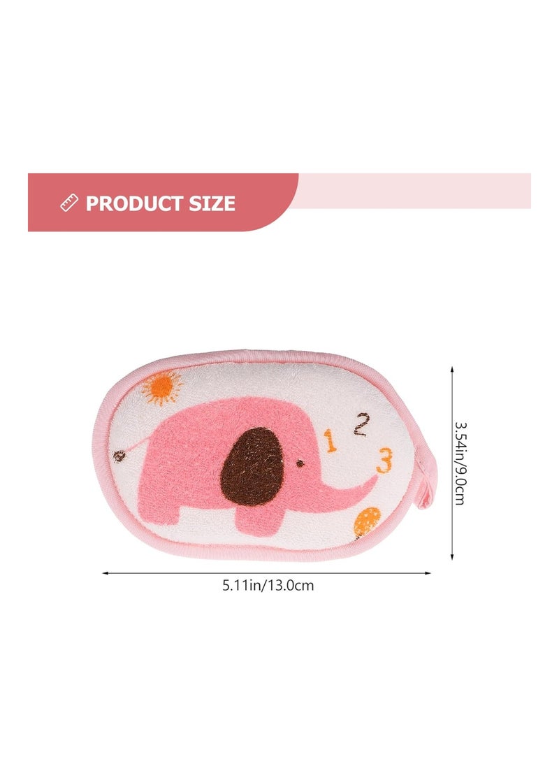 3Pcs Absorbent Exfoliating Shower Sponge Cotton Body Scrubber Towel
