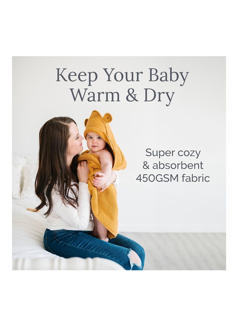 Organic Hooded Baby Bath Towel