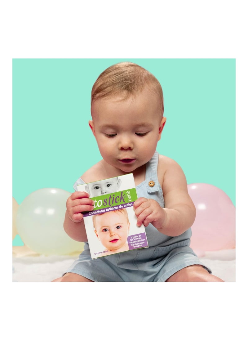 Baby Aesthetic Correctors For Prominent Ears Contains 8 Correctors And 1 Cap 3+ Months