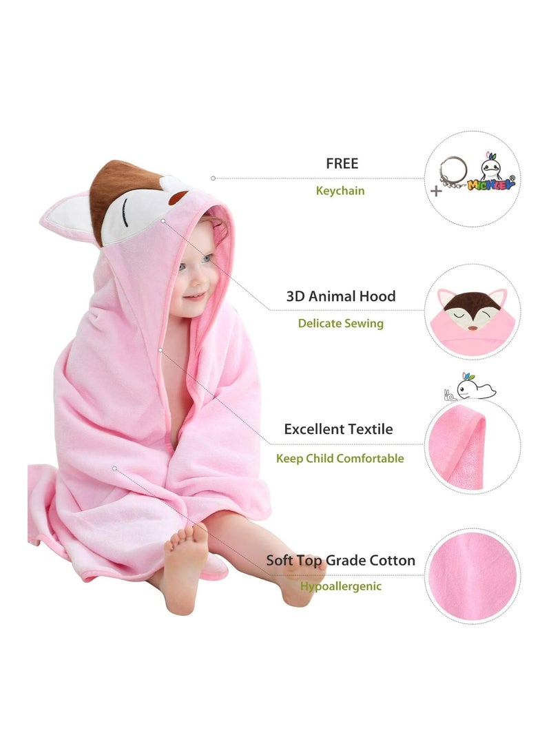 Baby Towel Cotton Bathrobe For Boys And Girls, 0-6 Years