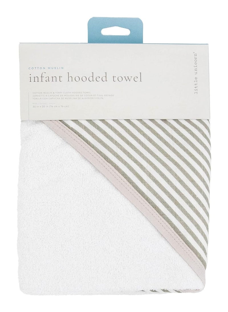 Cotton Muslin Hooded Infant Towel