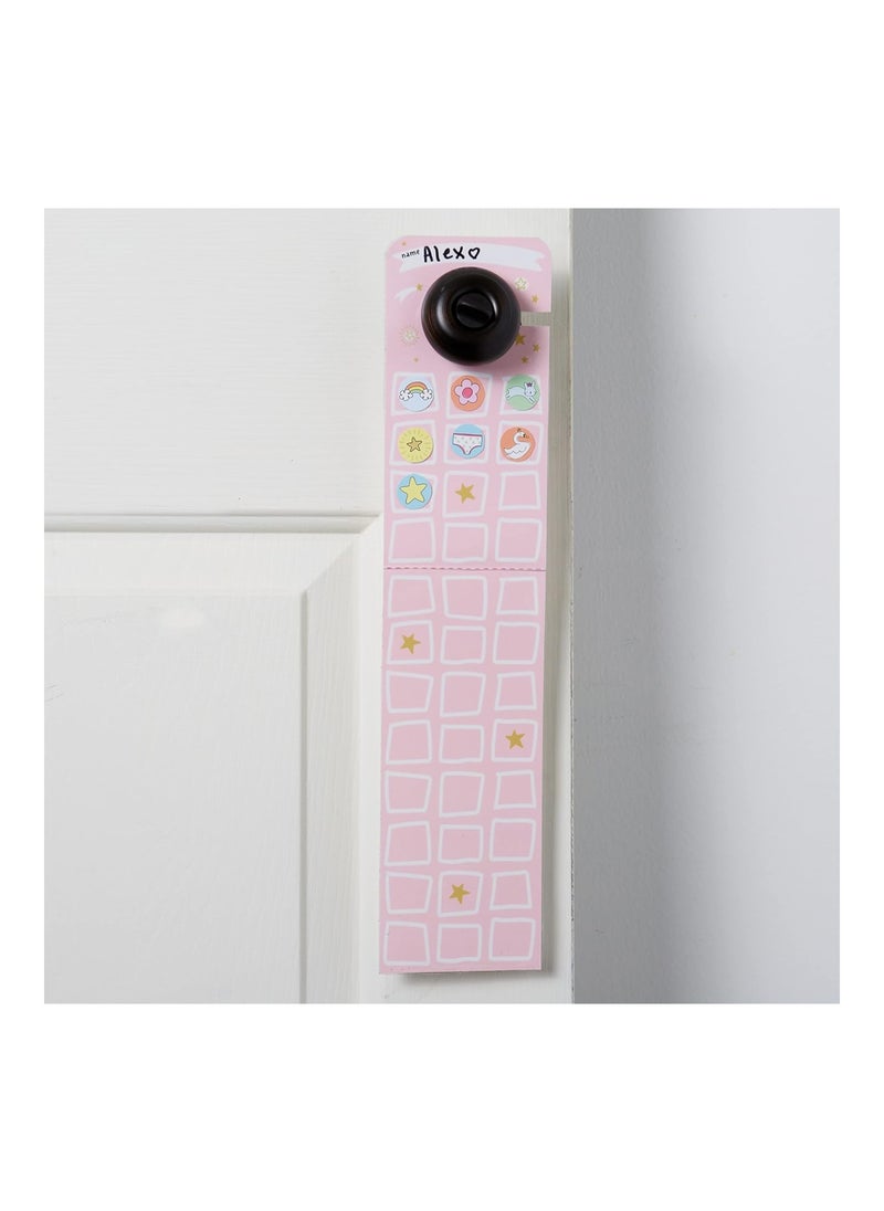 Btdk-24937 Super Princess Stickers And Hanging Door Knob Reward Chart Potty Training Tool For Girls, 3.5