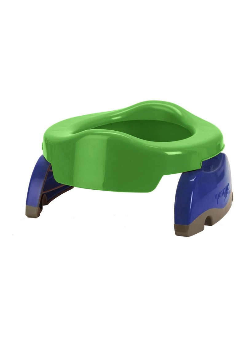 2-in-1 Travel Potty Trainer Seat, Green