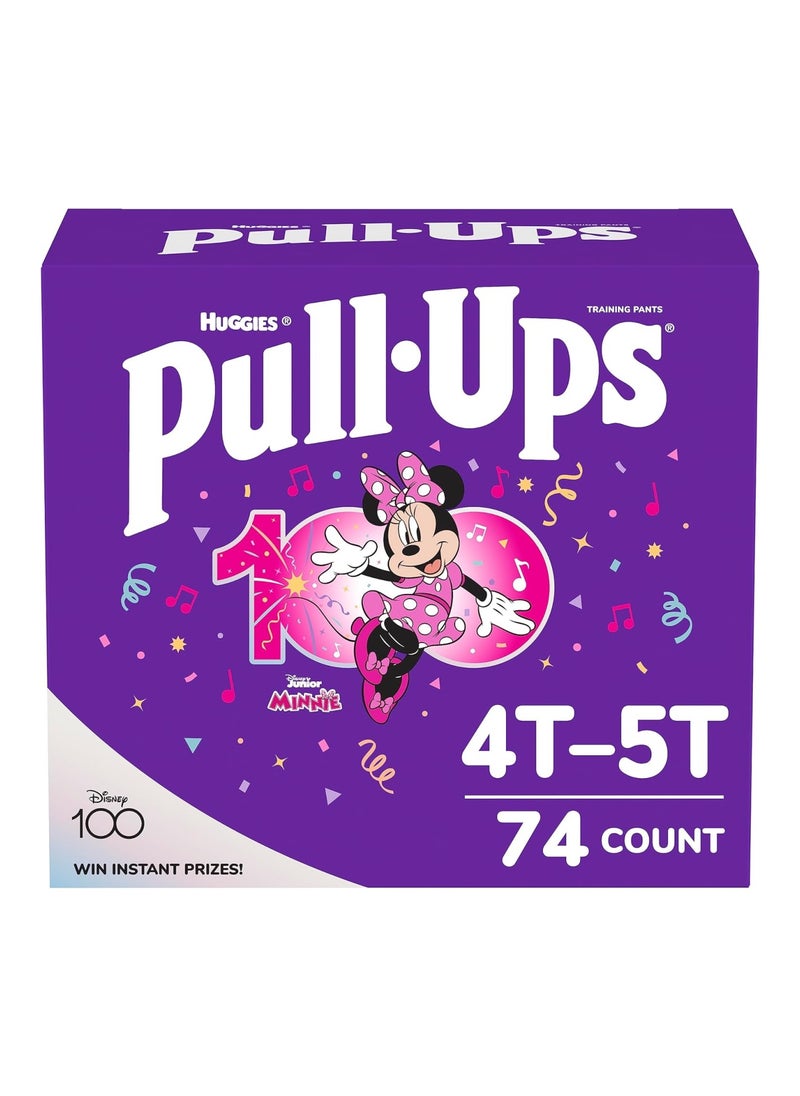 Pack Of 74 Girls Potty Training Pants, 4T-5T, 38 - 50 Pound