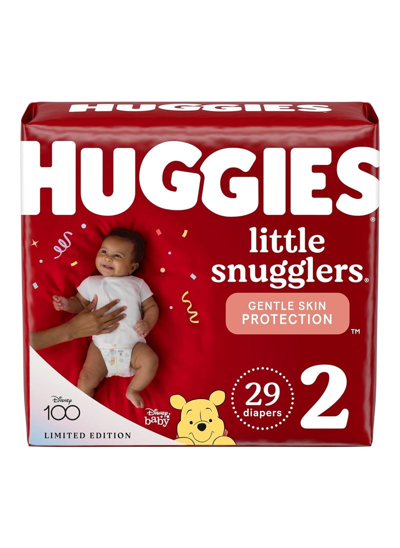 Huggies Little Snugglers Baby Diapers Size 2 12 18 Lb 29 Ct Jumbo Pack Packaging May Vary