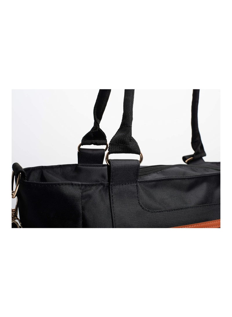 Grand Central Station Diaper Bag 7Pc Black