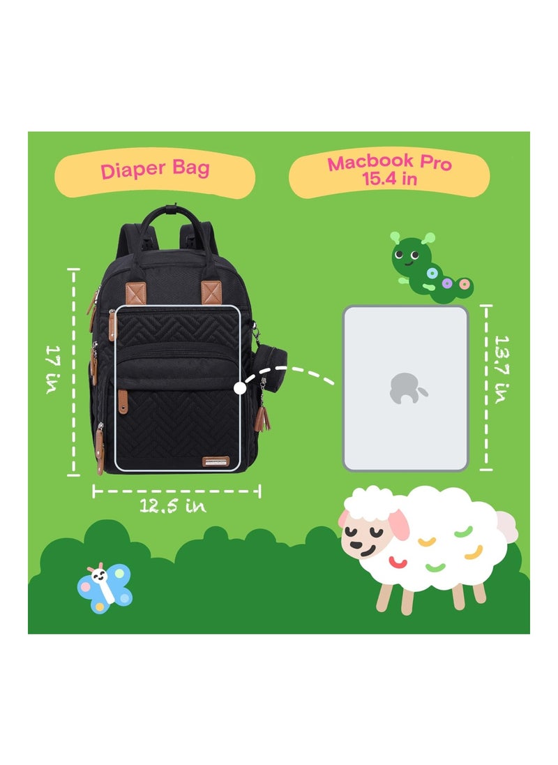 Diaper Bag Backpack Large Unisex Baby Bags Girls
