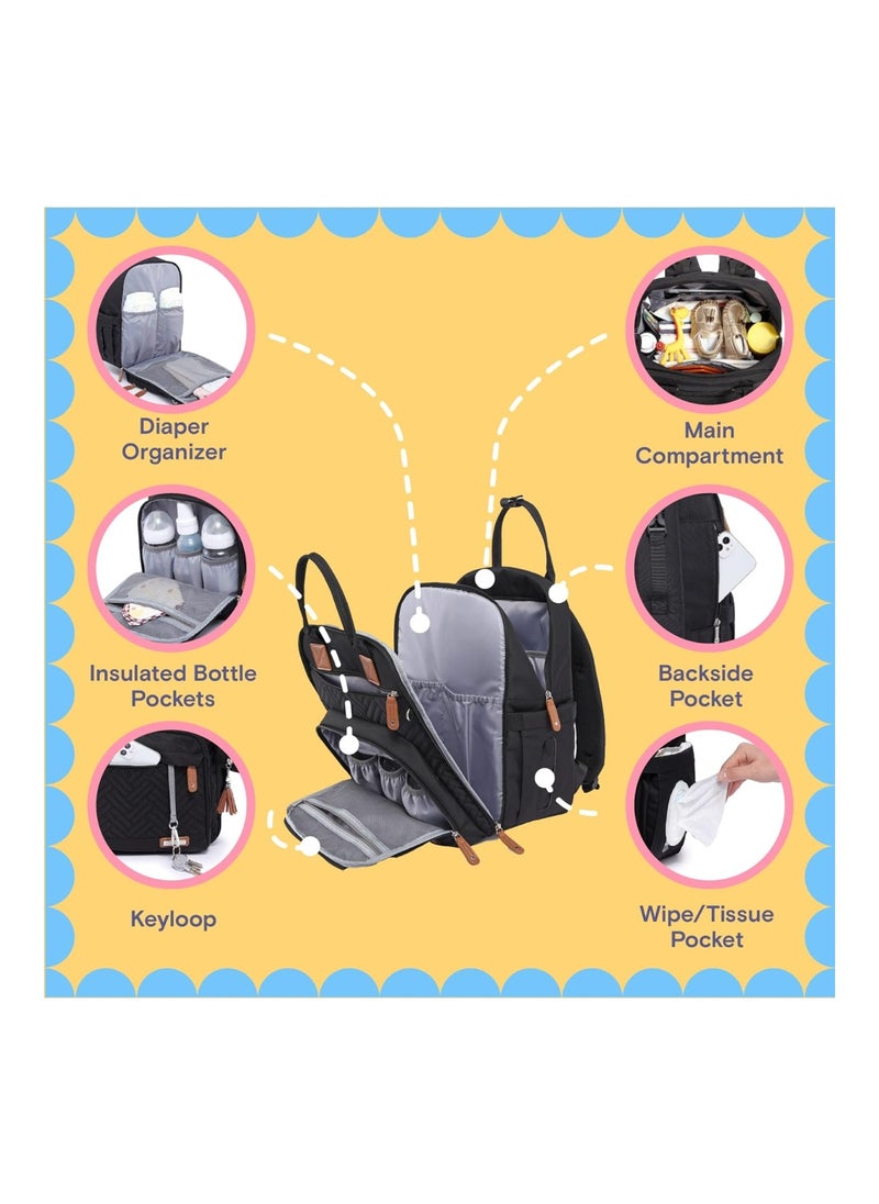 Diaper Bag Backpack Large Unisex Baby Bags Girls