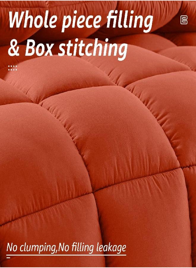 HOMFINE Cooling Blankets for Hot Sleepers - Summer Blanket Thin Lightweight Breathable Soft Double Side Enhanced Cooling Blanket for Bed Sofa, Keep Cool for Night Sweats (Light Blue, 108 x 90 inches)