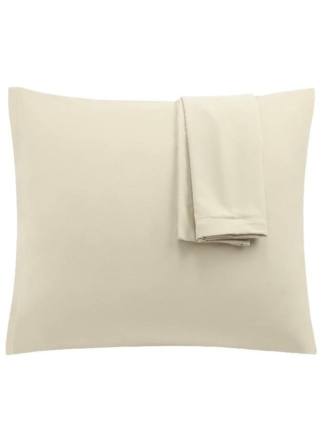 uxcell 2 Pack Pillow Cases Soft 1800 Series Microfiber Pillowcases Set with Zipper Queen(20