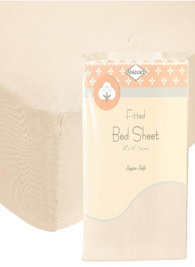 Abstract Fitted Bed Sheet Soft Jersey Comfort Deep Pocket for 44