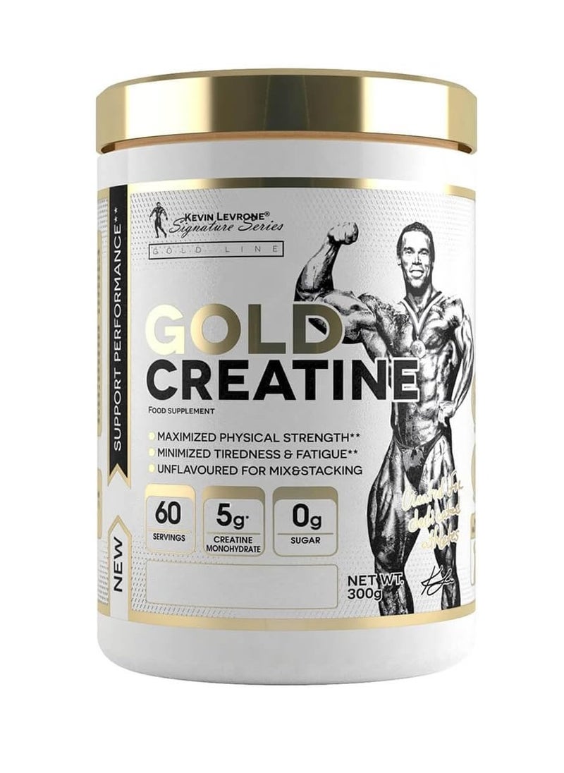 Gold Creatine - Sour Watermelon Flavor | High-Performance Creatine Monohydrate Supplement for Energy, Strength, and Lean Muscle Mass, Enhanced with Vitamin B6 (60 Servings)