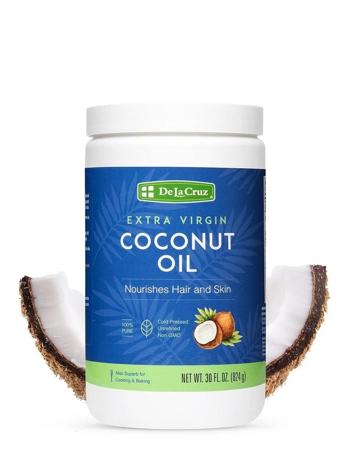 De La Cruz Extra Virgin Coconut Oil 30 oz