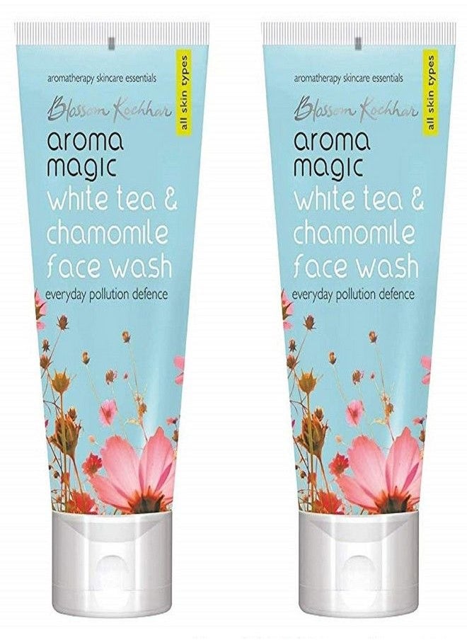 Aroma Magic White Tea and Chamomile Face Wash, 100 ml (Pack of 2)