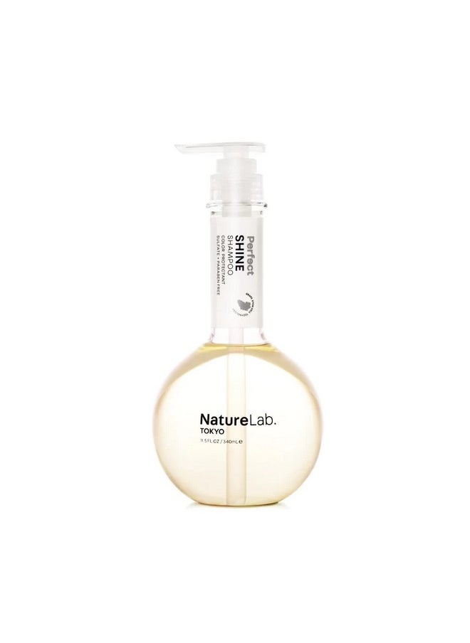 Naturelab Perfect Shine Shampoo - Promotes Visible Shine To Dull Hair With Antioxidant-Rich Grape Stem Cells, Pearl Platinum + Hyaluronic Acid - Sulfate + Paraben-Free (22.9 Fl Oz/680 Ml)