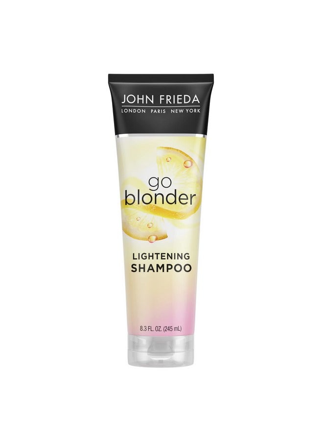 Go Blonder Lightening Shampoo For Blonde Color-Treated Hair, Paraben, Phthalate, Silicone And Ammonia Free, Cruelty Free, Vegan Friendly Shampoo 8.3 Oz Bottle