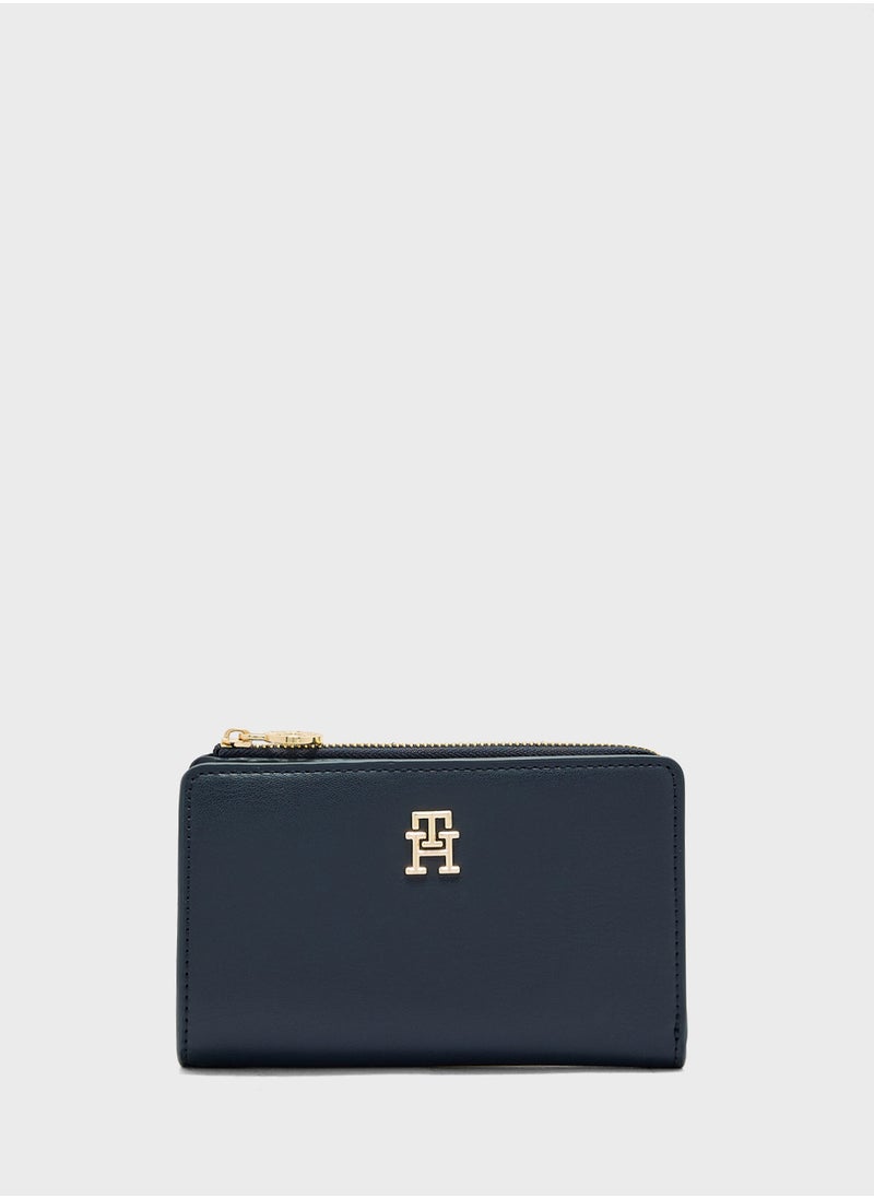 Monogram Zip Over Wallet