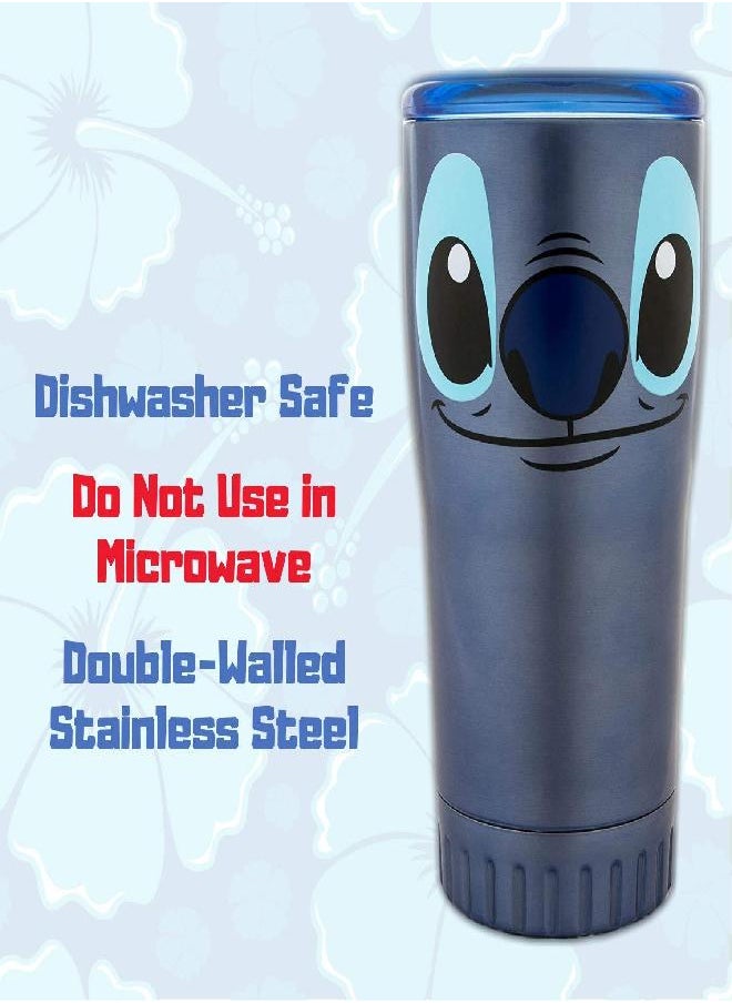 Silver Buffalo Lilo and Stitch Stainless Steel, Travel Mug, 20 Ounces