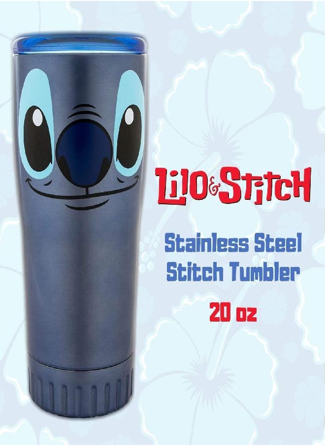 Silver Buffalo Lilo and Stitch Stainless Steel, Travel Mug, 20 Ounces