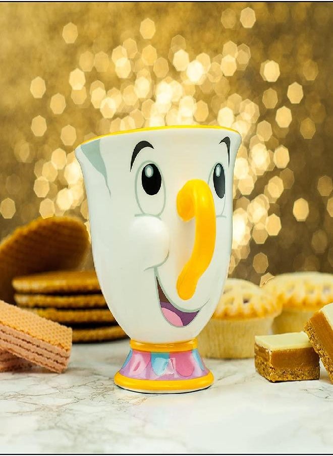 Paladone Beauty and the Beast Chip Mug - Officially Licensed Disney Merchandise