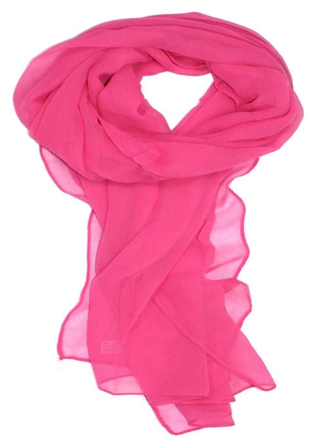 Ted and Jack - Solid Silk Lightweight Accent Scarf in Rose