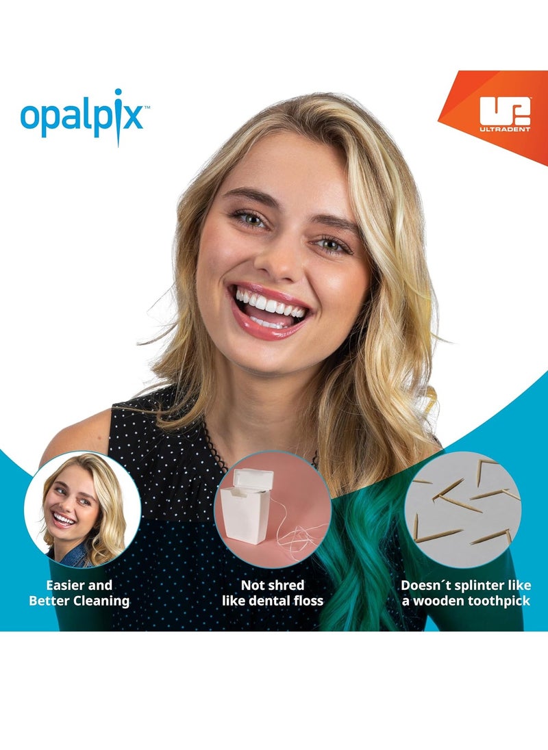 Opalpix Dental Picks (6 Pack) 32ct per Pack Toothpicks Opalescence Teeth Products Plastic Tooth Dental Pick Oral Care Soft Gum 5590-6