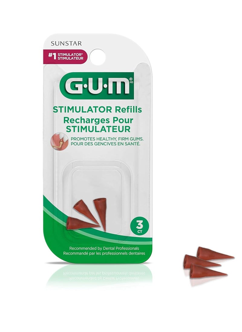 G-u-m Stimulator Refills, 3 Ea (Pack of 4) by GUM