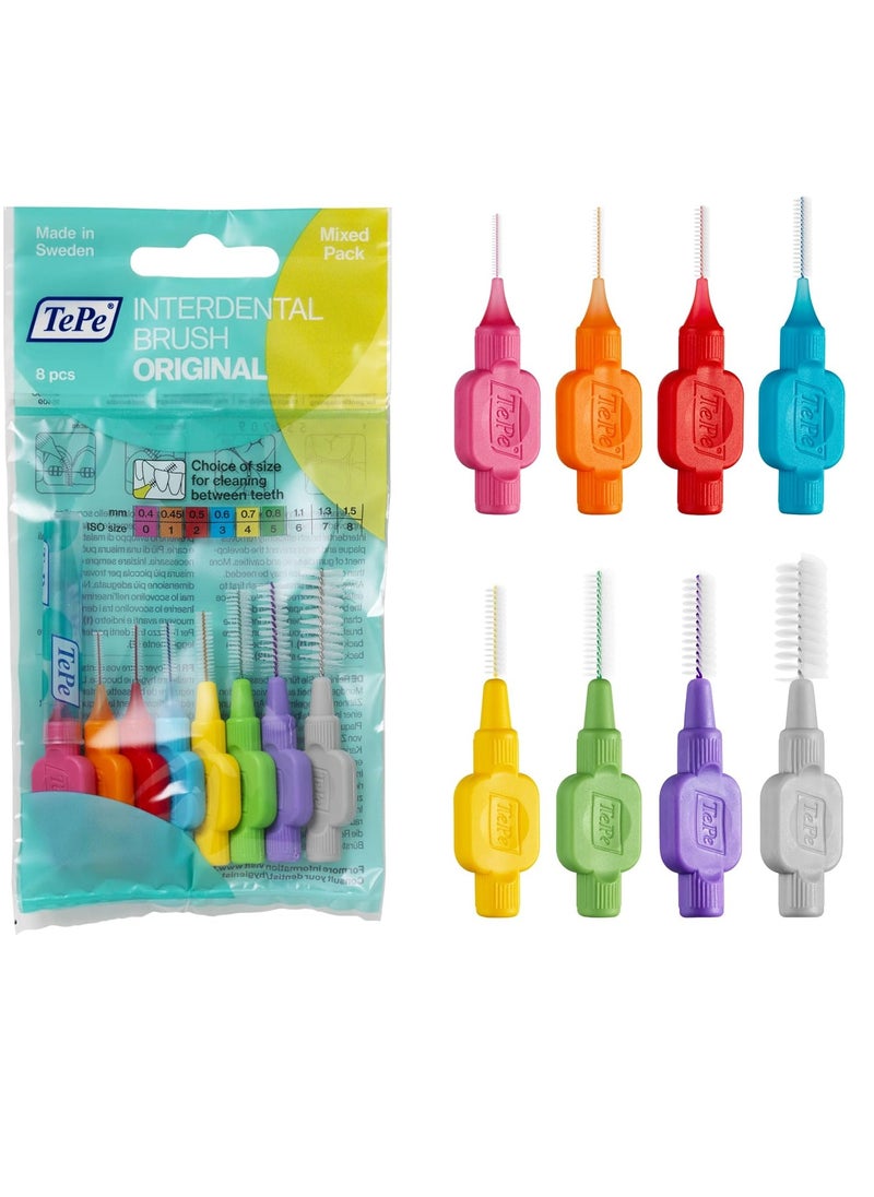 TEPE Interdental Brush Original, Soft Dental Brush for Teeth Cleaning, Mixed Pack