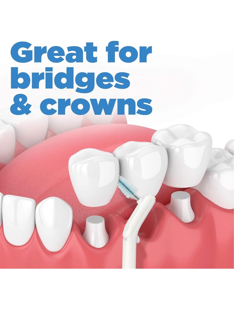 GUM Proxabrush Go-Betweens Wide Interdental Brush Refills, 2ct., (Pack of 18)