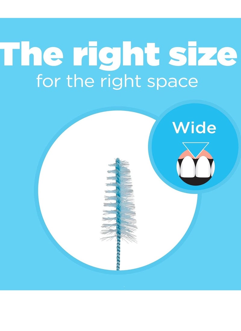GUM Proxabrush Go-Betweens Wide Interdental Brush Refills, 2ct., (Pack of 18)
