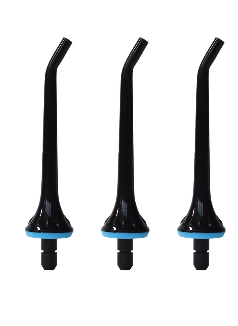 Replacement Tips for Oralfree,Nicwell,Nicefeel,COSLUS,Mospro,Zerhunt Water Flosser, Oral Irrigator Jet Tip Nozzel Black, 3 Pack
